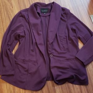 Eloquii Knit Purple Blazer- Worn Once
